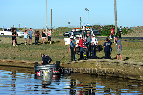 Submerged car in lake (2017)